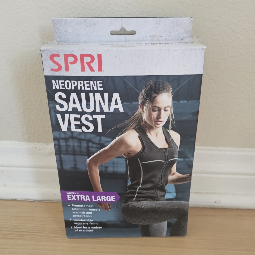 SPRI Neoprene Sauna Vest - Black